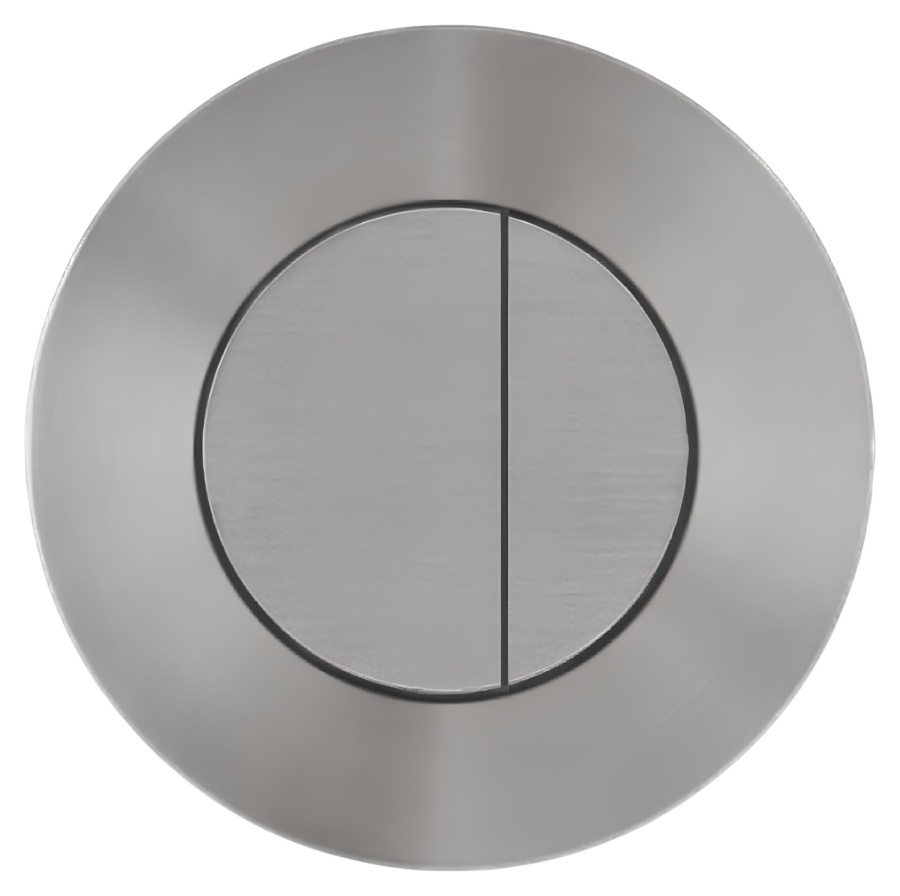 Кнопка смыва CEA Design Hydroplate, дистанционная, с пневматической системой двойного смыва, для бачка Geberit (Sigma12, Omega12, Kappa15), цвет сатинированная сталь