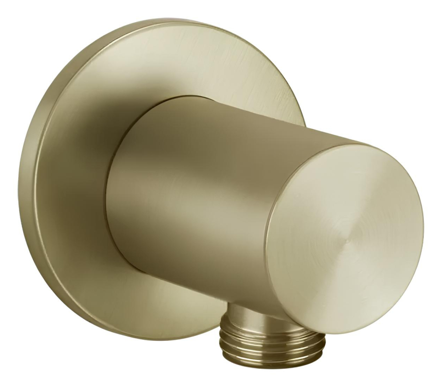 Шланговое подсоединение Gessi316, цвет Brass Brushed PVD