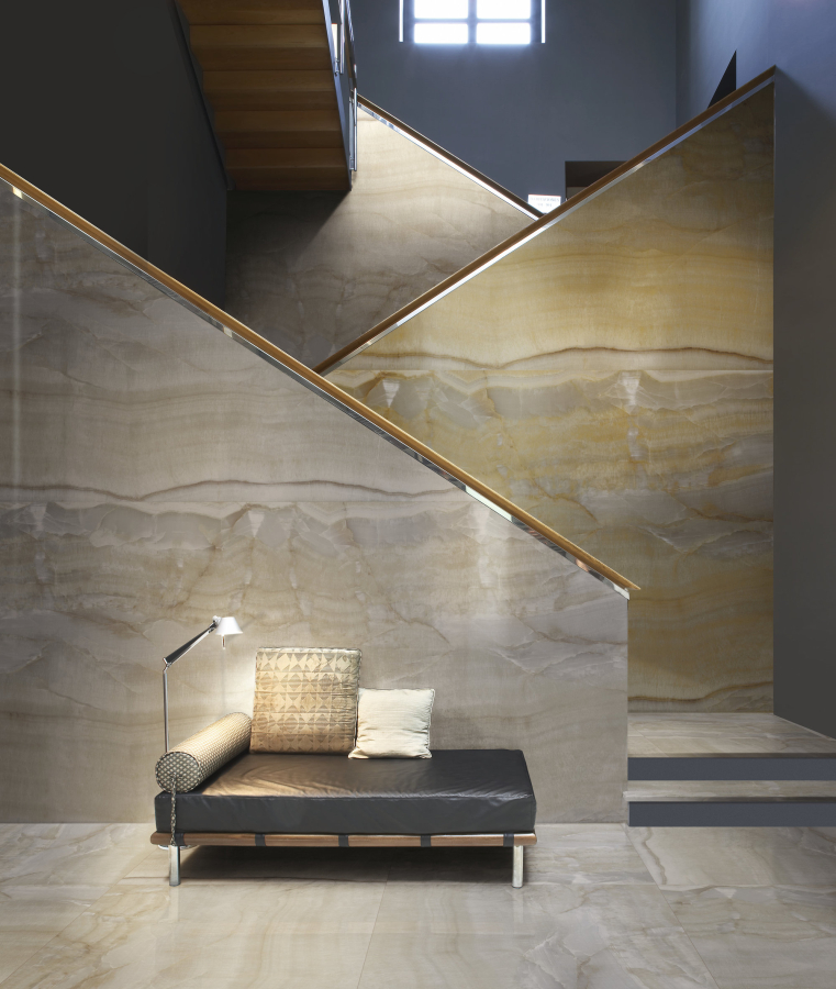 FMG Maxfine Керамогранит Marmi Onice perla lucidato 75x37,5 - изображение 2