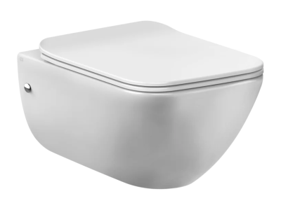Унитаз Gessi Goccia, подвесной, со встроенным сифоном, сиденьем Slim, цвет White Ceramic
