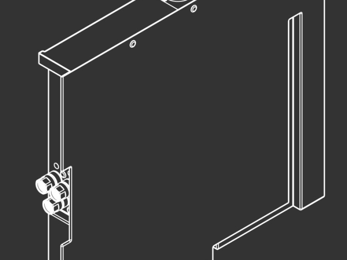 На изображении товар Скрытая часть CEA Design Built-in Parts, для смесителя на борт ванны от официального представителя в Москве