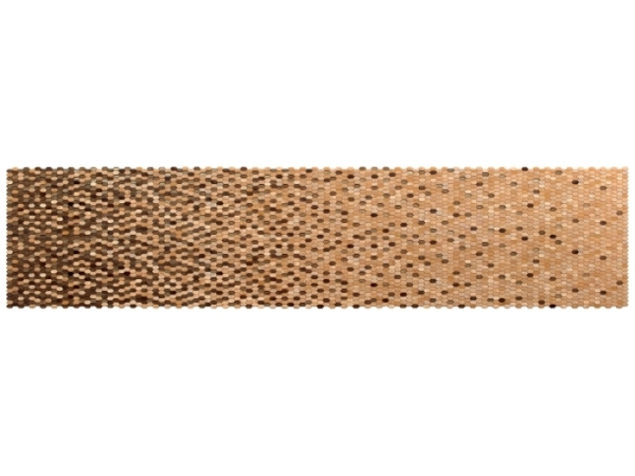 На изображении товар Sicis Стеклянная мозаика Crystal Degradé Piviere chips size 31х15 mm sheet size 304x300 mm от официального представителя в Москве