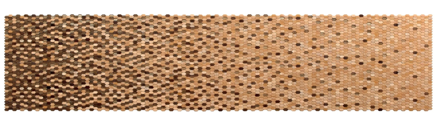 Sicis Стеклянная мозаика Crystal Degradé Piviere chips size 31х15 mm sheet size 304x300 mm