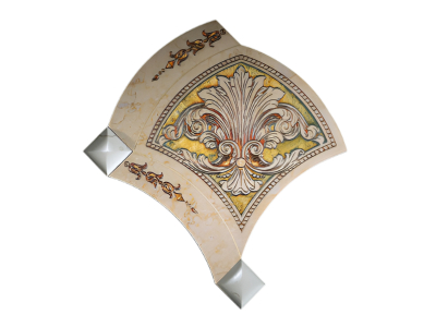 Akros Venezia Камень La Dolce vita Passione T3D Giallo Atlantide Gold 32,5x36x1