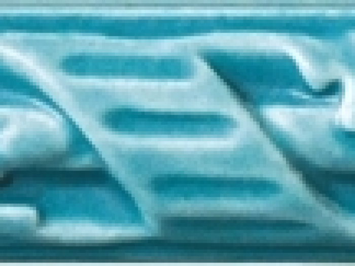 На изображении товар CERAMICHE GRAZIA Бордюр AMARCORD FREGI M 4X20 DARK PAVONE MATT от официального представителя в Москве