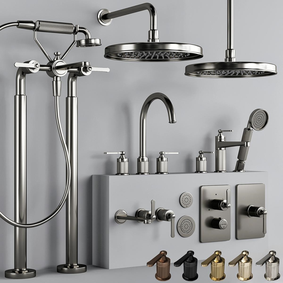 Излив Gessi Venti20, настенный, цвет Brushed Brass PVD - изображение 4