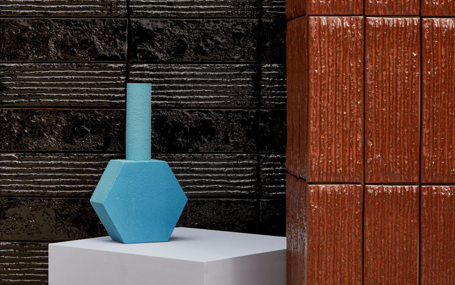 Mutina Керамическая плитка Chamotte Linea Nera 7,5x21,3 - изображение 2