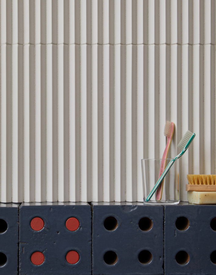 Mutina Керамогранит Bloc Glossy Blue 13x13x10 - изображение 8