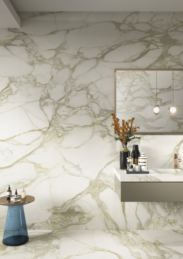 FMG Maxfine Керамогранит Marmi Calacatta Oro lucidato  75x37,5 - изображение 2