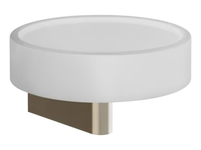 На изображении товар Мыльница Gessi, настенная, цвет Finox Brushed Nickel от официального представителя в Москве