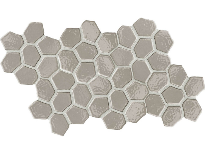 На изображении товар Mutina Керамогранит Botanica Seed Grey Glossy 23,7X40,5 от официального представителя в Москве