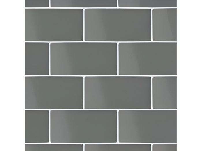 На изображении товар Micro. Керамогранит Microtiles Subway Glaze Graphite 30,1X30,1 от официального представителя в Москве