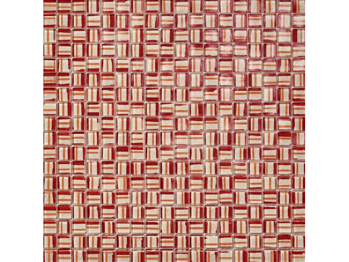 На изображении товар Sicis Стеклянная мозаика Ragtime Mosaic Harney chips size 15х15 mm sheet size 295x295 mm от официального представителя в Москве
