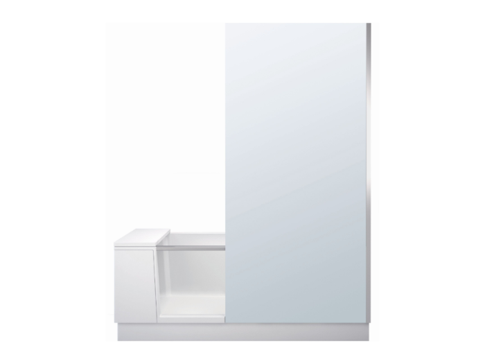 На изображении товар Ванна с душевой перегородкой Duravit Shower+Bath, 1700 x 750 мм, цвет белый от официального представителя в Москве