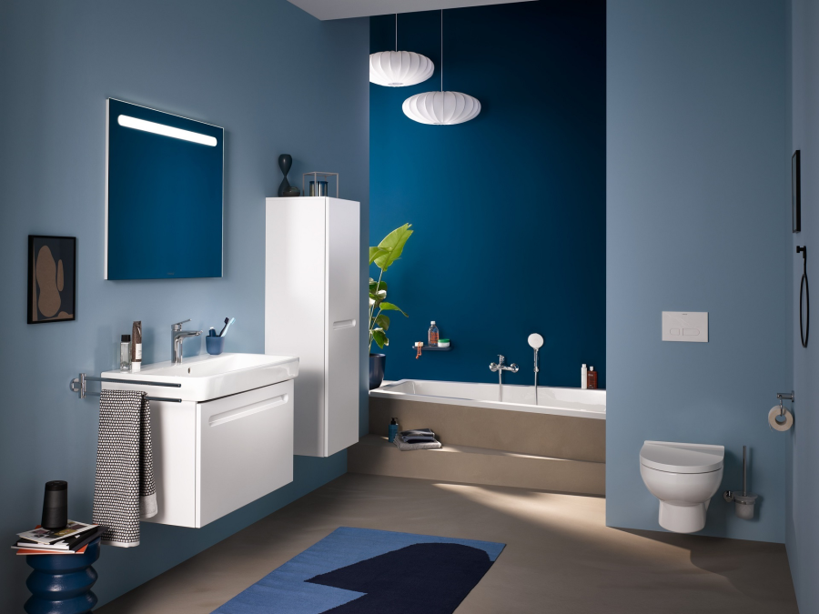 Ванна Duravit Duravit No.1 встраиваемая, 1500x800 мм, трапеция, правый наклон, цвет белый - изображение 6