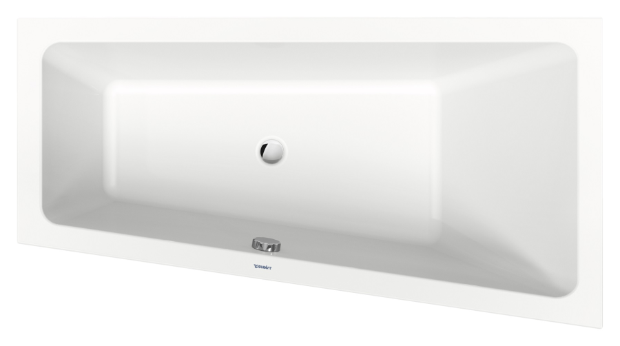 Ванна Duravit Duravit No.1 встраиваемая, 1500x800 мм, трапеция, правый наклон, цвет белый