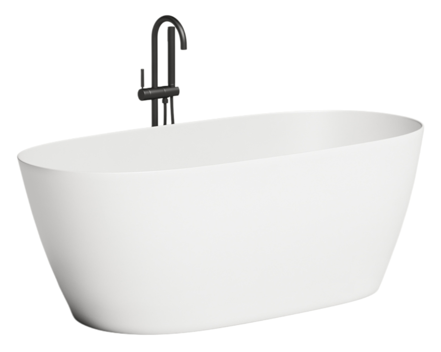 Ванна Salini Sofia Light 1650x750x600h мм, донный клапан "Up&Down" белый, сифон, без отверстия перелива, цвет белый глянцевый