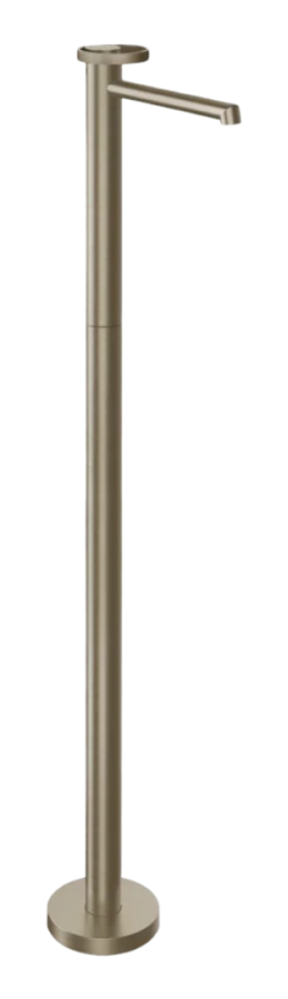 Смеситель для раковины Gessi Anello, встраиваемый, напольный, 70x238 мм, внешняя часть, цвет Finox Brushed Nickel