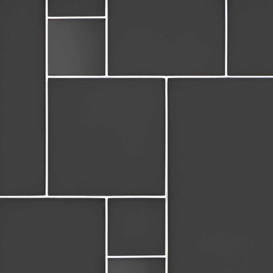 Micro. Керамогранит Microtiles X4 Offset Mix Glaze Black 35,1x30,1
