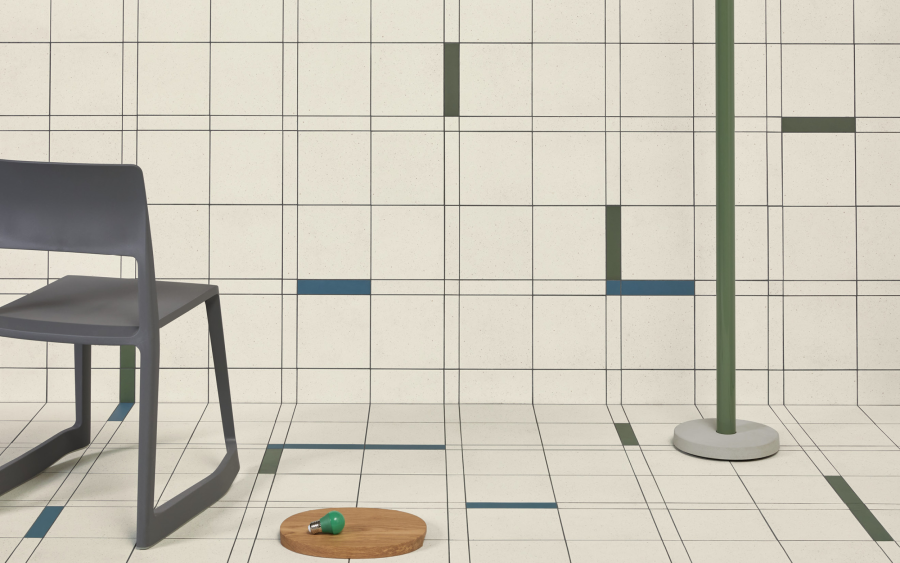 Mutina Керамическая плитка Time Dover White Rough 20,5x20,5 - изображение 1