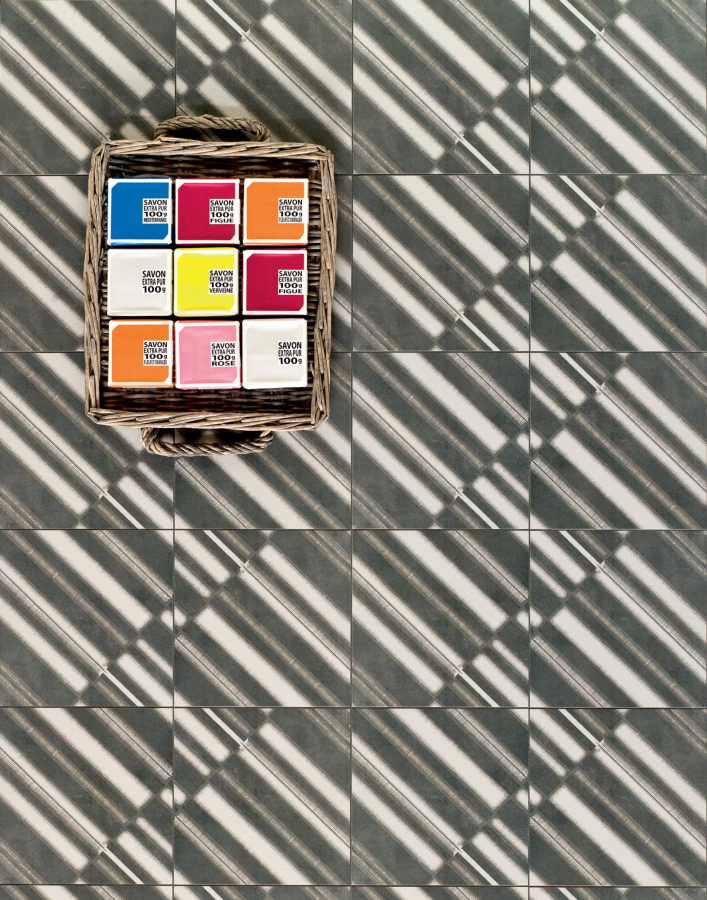 Mutina Керамогранит Azulej Diagonal Nero 20x20 - изображение 2