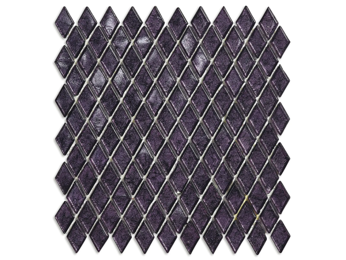 На изображении товар Sicis Стеклянная мозаика Diamond ITEM T45 Nizam chips size 23х40 mm sheet size 251x253 mm от официального представителя в Москве