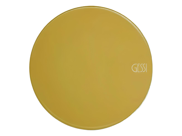 На изображении товар Декоративная вставка Gessi Origini, для ручек смесителя, цвет Glossy Ocra от официального представителя в Москве