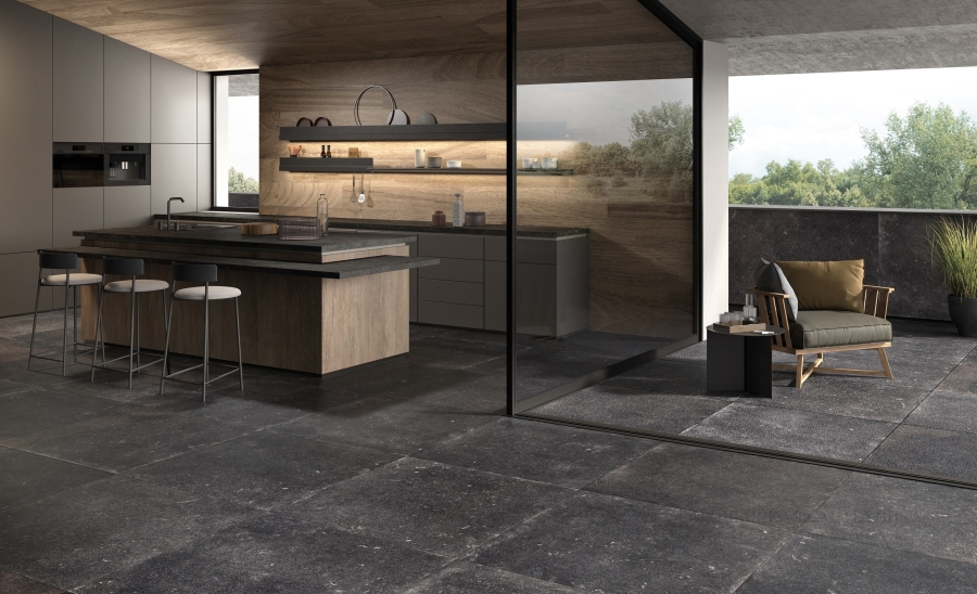 Kronos ceramiche Керамогранит Evolution Noir 2.0 grip\ret 100х100 - изображение 1