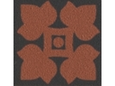 CERAMICHE GRAZIA Вставка OLD ENGLAND TOZZETTO DECORO BLACK 4X4 CHESTER