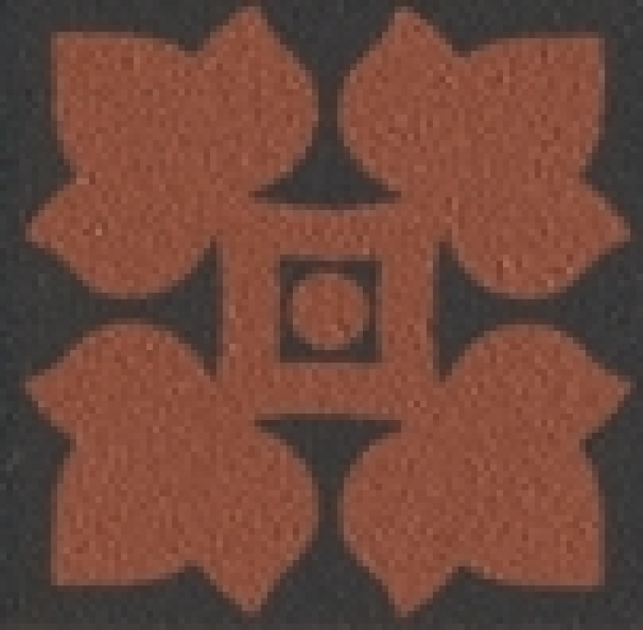 CERAMICHE GRAZIA Вставка OLD ENGLAND TOZZETTO DECORO BLACK 4X4 CHESTER