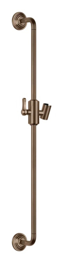 Штанга для душа Gessi Venti20, с держателем ручного душа, цвет Copper Brushed PVD