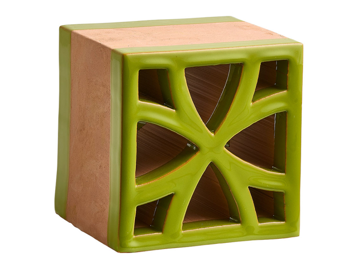 На изображении товар Sartoria Керамика Split Blend Flo Lime Green Glossy Border 12x12 от официального представителя в Москве