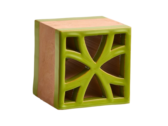 На изображении товар Sartoria Керамика Split Blend Flo Lime Green Glossy Border 12x12 от официального представителя в Москве