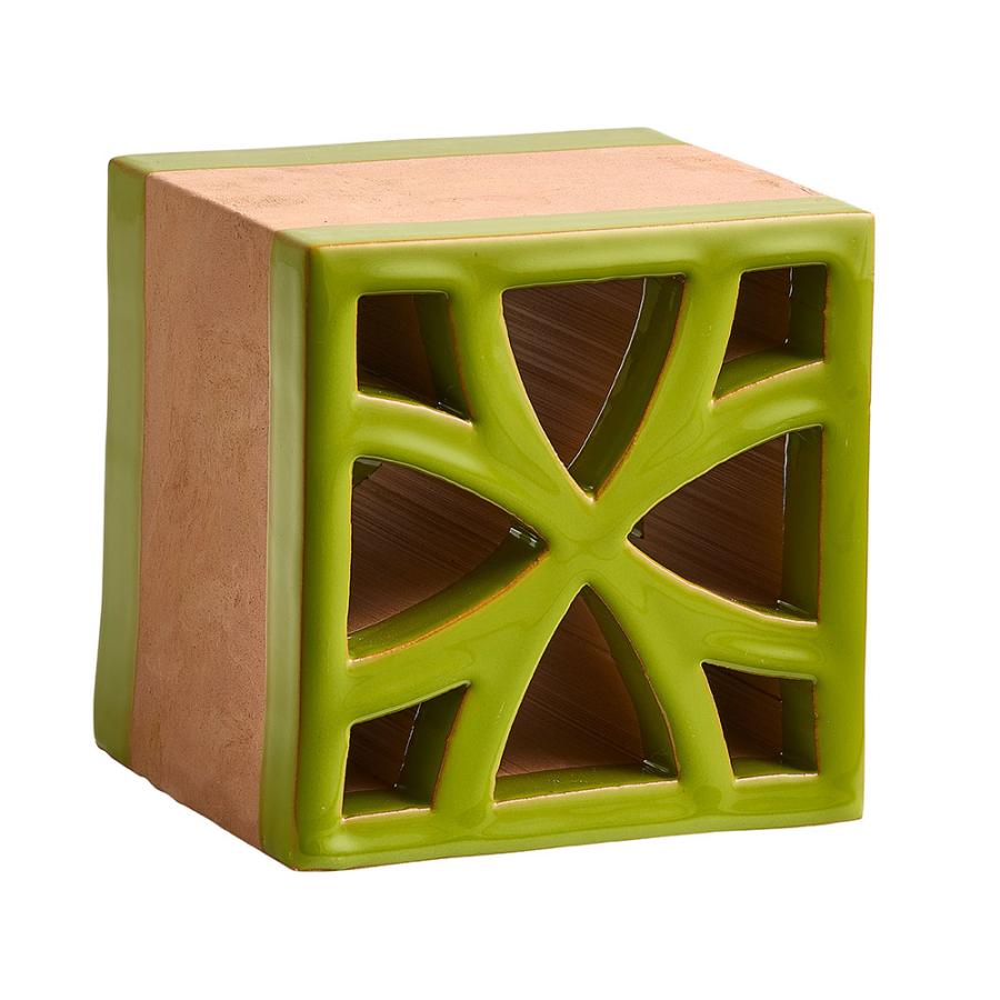 Sartoria Керамика Split Blend Flo Lime Green Glossy Border 12x12