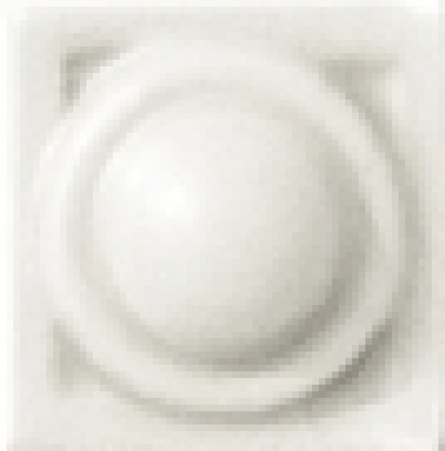 CERAMICHE GRAZIA Вставка AMARCORD TOZZETTO DIAMANTATO 3X3 BIANCO MAT
