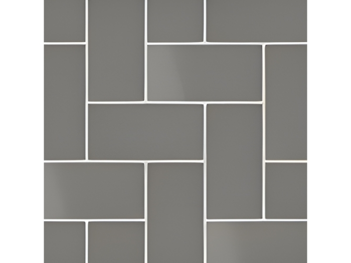 На изображении товар Micro. Керамогранит Microtiles Herringbone Mix Glaze Mud 40,2x40,2 от официального представителя в Москве