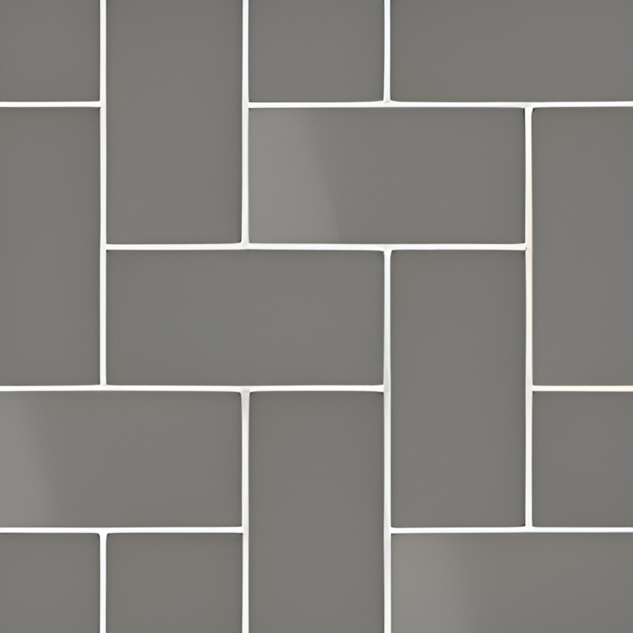 Micro. Керамогранит Microtiles Herringbone Mix Glaze Mud 40,2x40,2