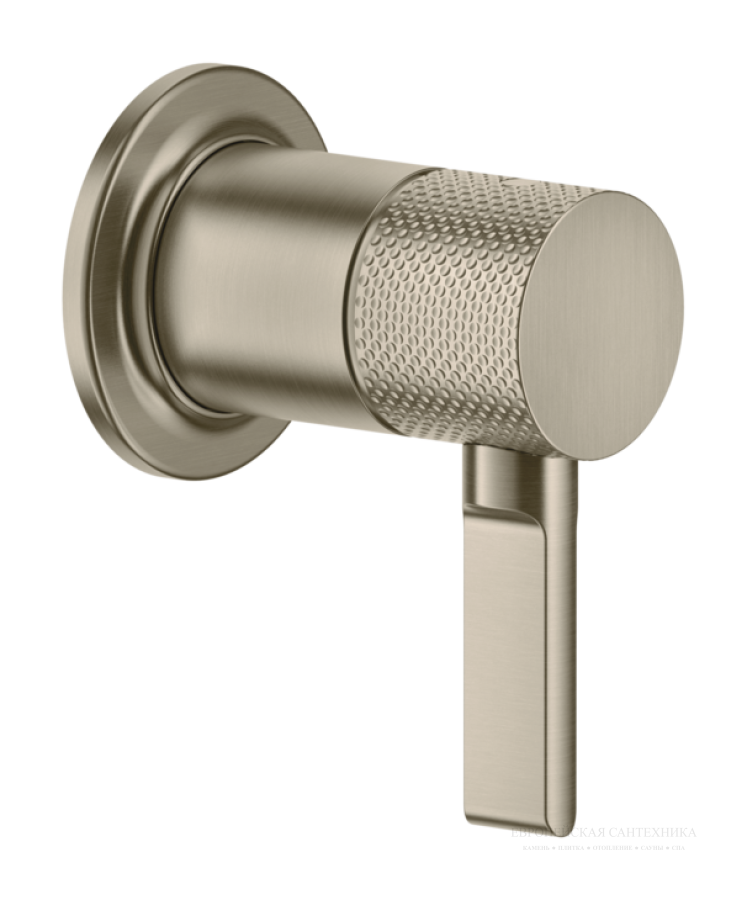 Смеситель Gessi Inciso, встраиваемый, однорычажный, на 1 выход, цвет Finox Brushed Nickel