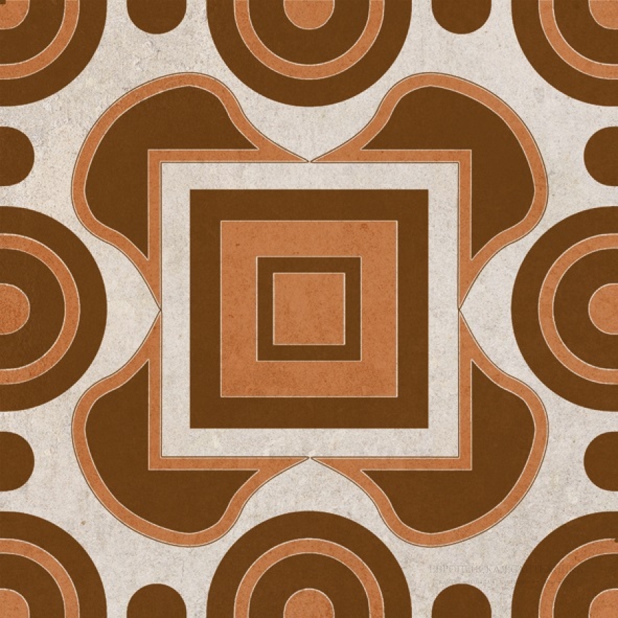 La Fabbrica Ava Керамогранит Space Bone Pattern nat 20x20 - изображение 9