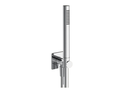 На изображении товар Ручной душ Gessi Inverso Bath&Shower, со встроенным держателем, лейкой, гибким шлангом 1500 мм, цвет хром от официального представителя в Москве