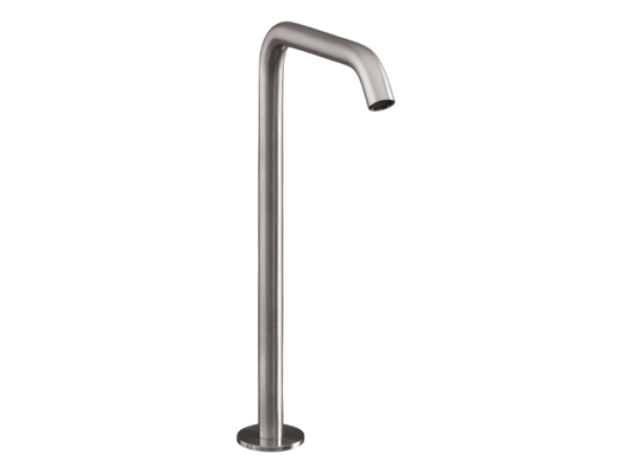 На изображении товар Излив CeaDesign Milo360, настольный, h-380 мм, поворотный, с доп. креплением, сталь, цвет сатинированная сталь от официального представителя в Москве