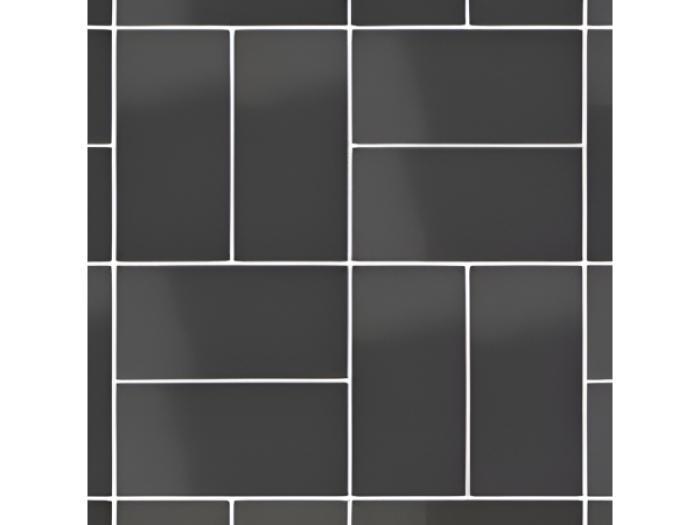 На изображении товар Micro. Керамогранит Microtiles Basket Glaze Black 40,2x40,2 от официального представителя в Москве
