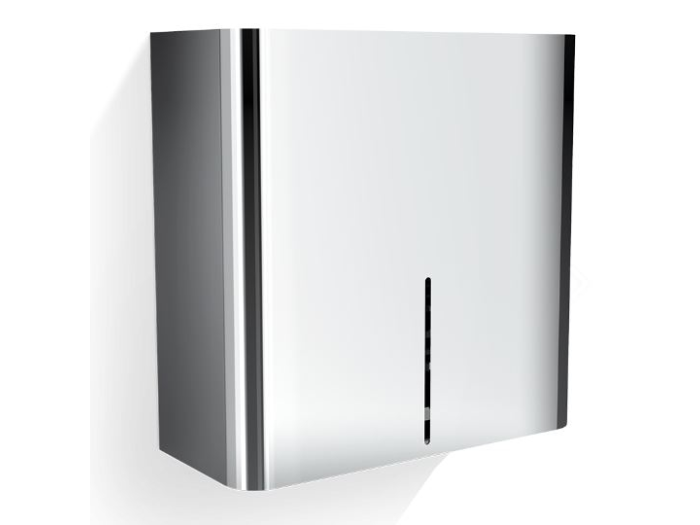 На изображении товар Диспенсер Decor Walther Basic DW 250 для бумажных салфеток, настенный, подвесной, металл, цвет хром от официального представителя в Москве