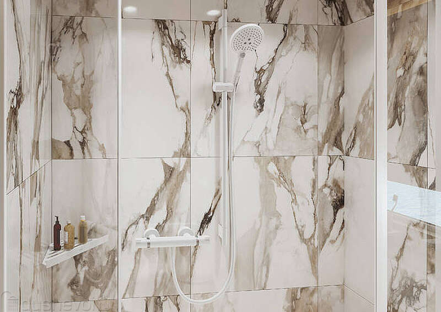 Термостат для душа Hansgrohe Ecostat Comfort, настенный, цвет белый матовый - изображение 1