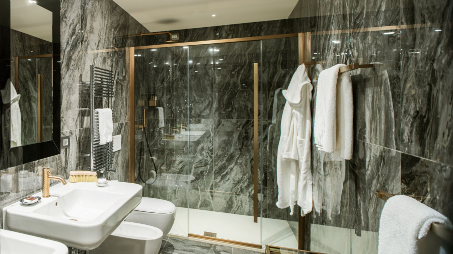 Смеситель для раковины Gessi316, однорычажный, без донного клапан, цвет Warm Bronze Brushed PVD - изображение 4