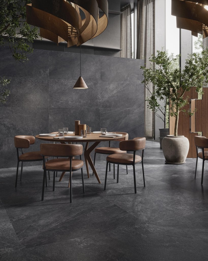 Santagostino Керамогранит Bergstone Black 120120, 120x120 - изображение 1