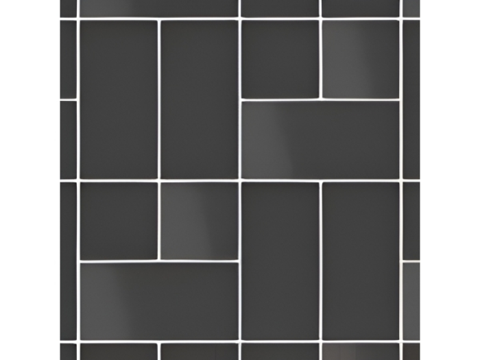На изображении товар Micro. Керамогранит Microtiles Modern Mix Glaze Black 40,2x40,2 от официального представителя в Москве