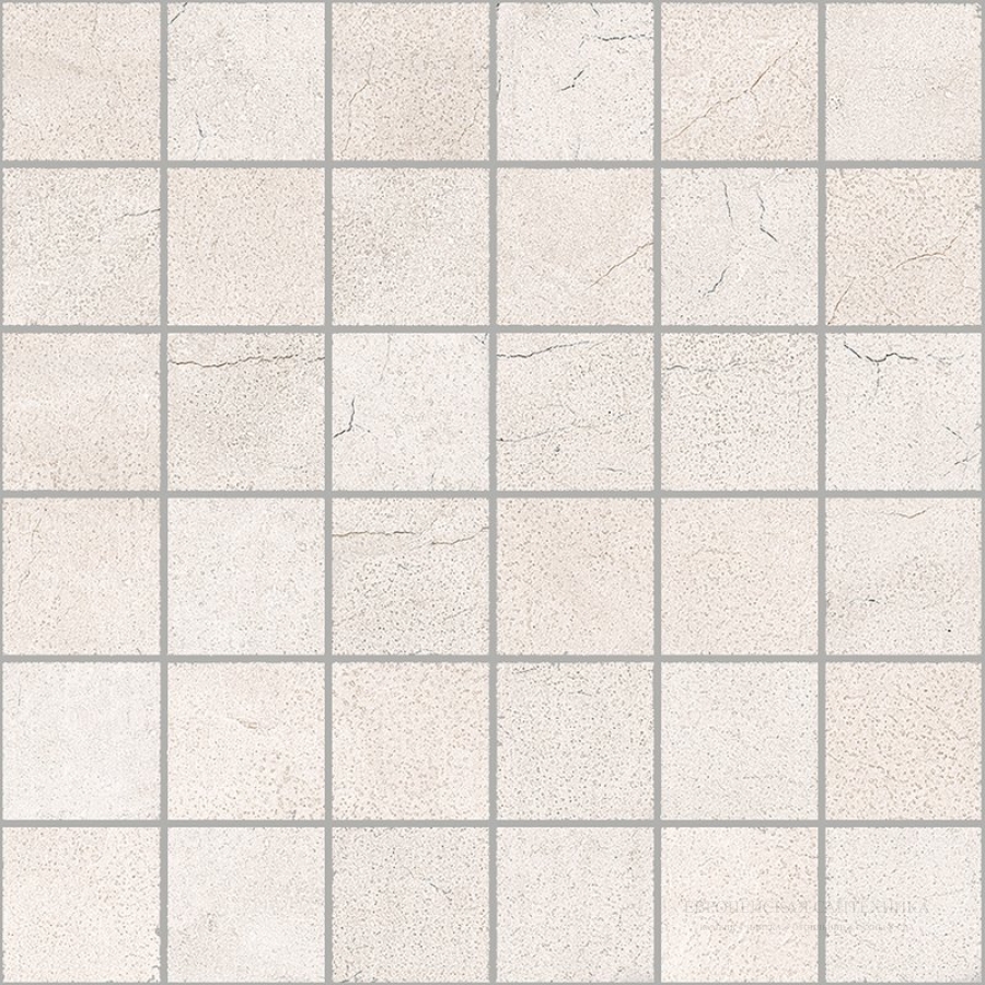 Santagostino Керамогранит Mosaico Set Concrete White, 30x30