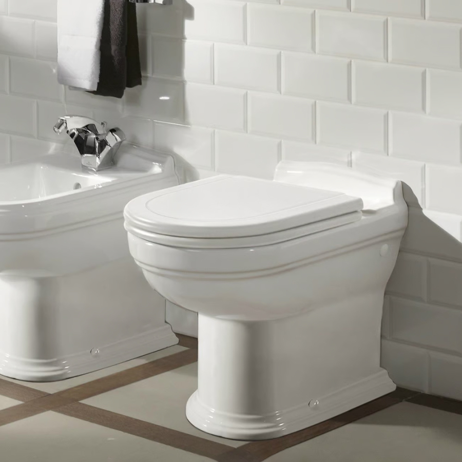 Унитаз Villeroy&Boch Hommage напольный, приставной 370x565 мм, белый - изображение 2