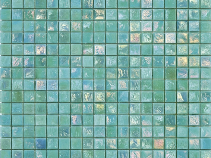На изображении товар Sicis Стеклянная мозаика Iridium Fern 2 chips size 15х15 mm sheet size 295x295 mm от официального представителя в Москве